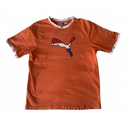 Pre-owned Puma T-shirt In Orange