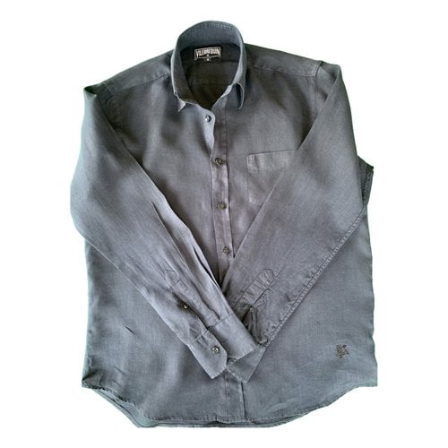 Pre-owned Vilebrequin Linen Shirt In Blue