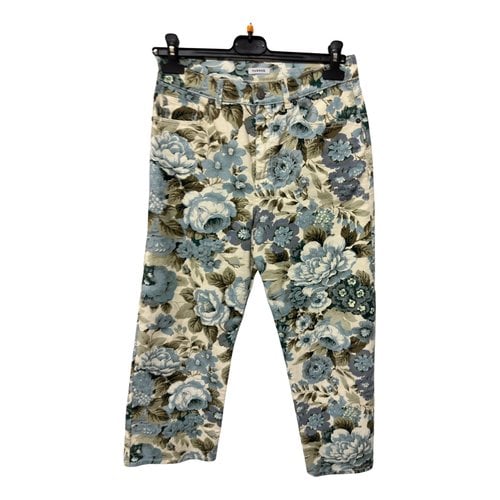 Pre-owned P.a.r.o.s.h Straight Pants In Multicolour
