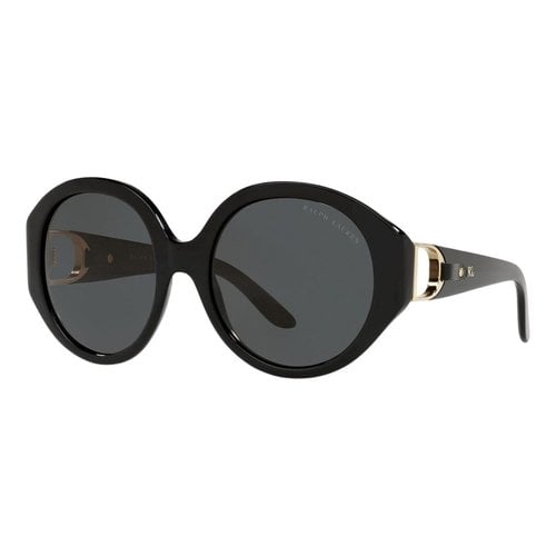Pre-owned Ralph Lauren Aviator Sunglasses In Black