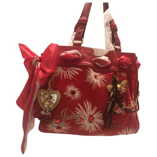 Pre-owned Juicy Couture Cloth Handbag In Red