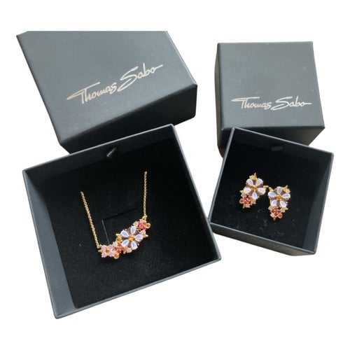Pre-owned Thomas Sabo Jewellery Set In Multicolour