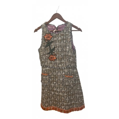 Pre-owned Femme Mini Dress In Brown