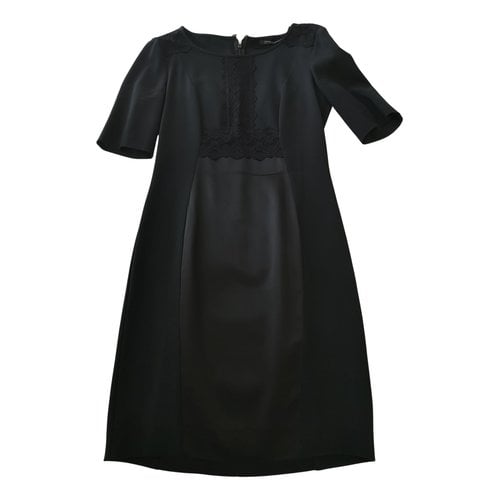 Pre-owned Patrizia Pepe Mini Dress In Black