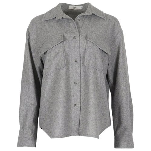 Pre-owned The Frankie Shop Wool Shirt In Grey
