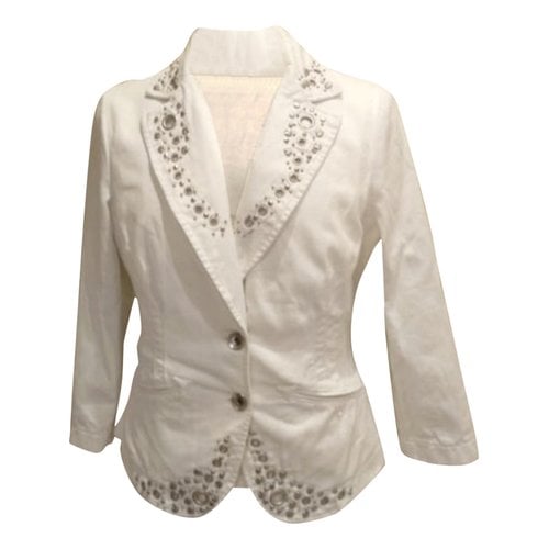 Pre-owned Moschino Cheap And Chic Blazer In White