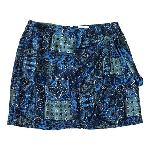Pre-owned Sézane Mini Skirt In Blue