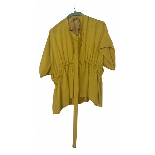 Pre-owned N°21 Silk Blouse In Yellow