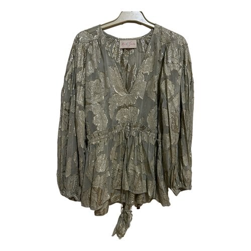 Pre-owned Miss June Tunic In Green