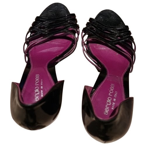 Pre-owned Sergio Rossi Patent Leather Heels In Black