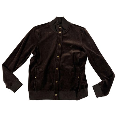 Pre-owned Lauren Ralph Lauren Velvet Jacket In Brown