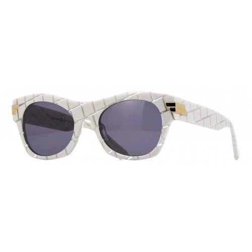 Pre-owned Bottega Veneta Aviator Sunglasses In Silver