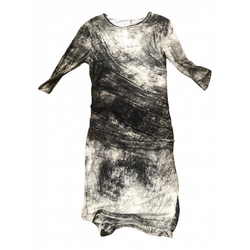 Pre-owned Helmut Lang Mini Dress In Multicolour