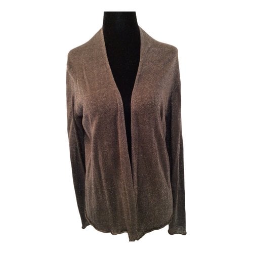 Pre-owned Eileen Fisher Cardigan In Brown