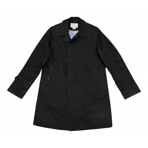 Pre-owned Nanamica Trench In Navy