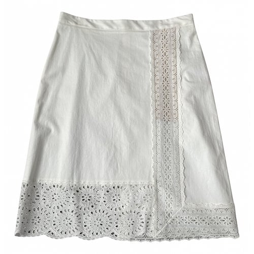 Pre-owned Stella Mccartney Mid-length Skirt In White
