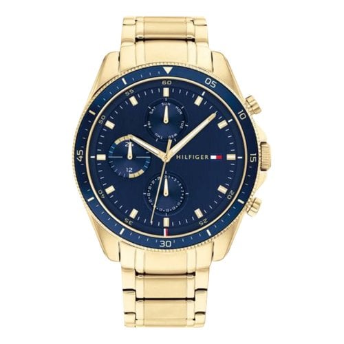 Pre-owned Tommy Hilfiger Watch In Yellow