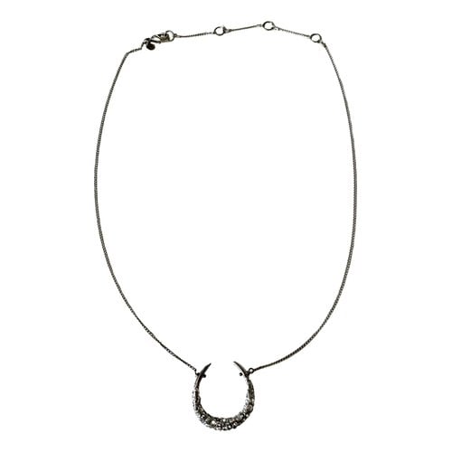 Pre-owned Alexis Bittar Necklace In Silver