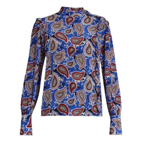 Pre-owned Dodo Bar Or Silk Blouse In Blue