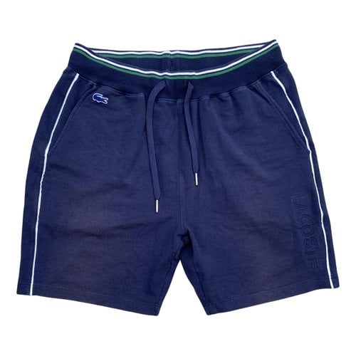 Pre-owned Lacoste Short In Navy