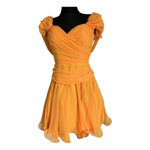 Pre-owned Tadashi Shoji Mini Dress In Orange