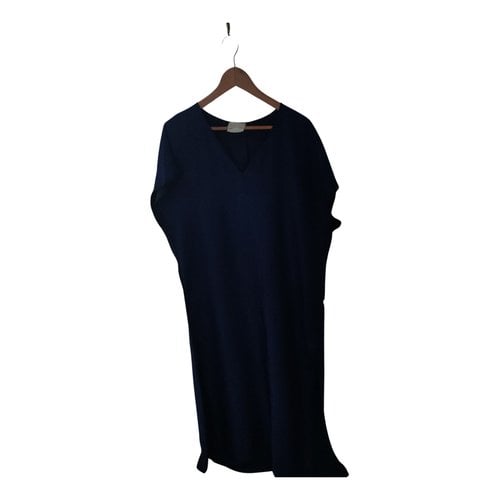 Pre-owned Forte Forte Maxi Dress In Navy
