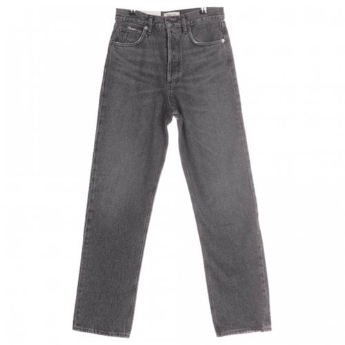 Pre-owned Agolde Boyfriend Jeans In Grey