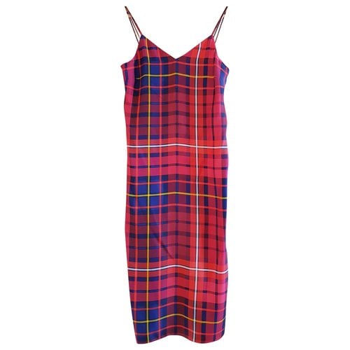Pre-owned Tommy Hilfiger Silk Mid-length Dress In Multicolour