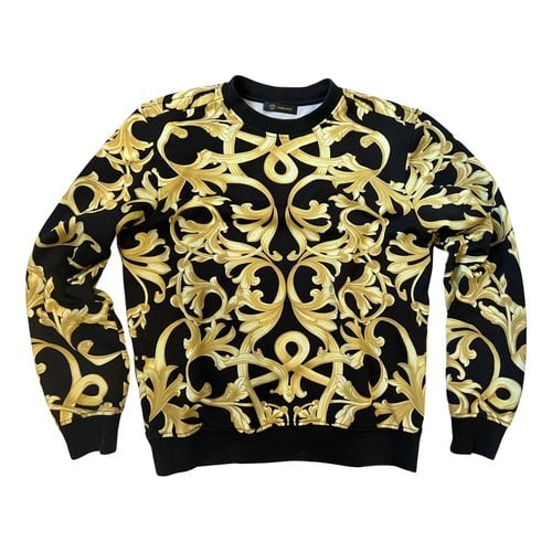 Pre-owned Versace Pull In Gold