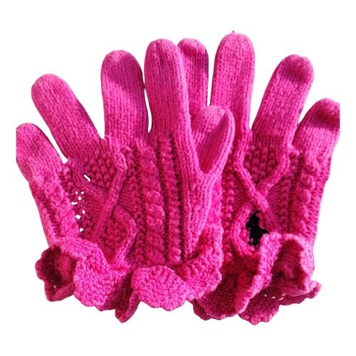 Pre-owned Ralph Lauren Hat & Gloves In Pink