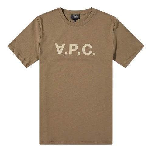 Pre-owned Apc T-shirt In Khaki