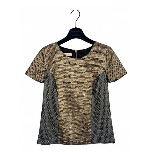 Pre-owned Matthew Williamson Blouse In Gold