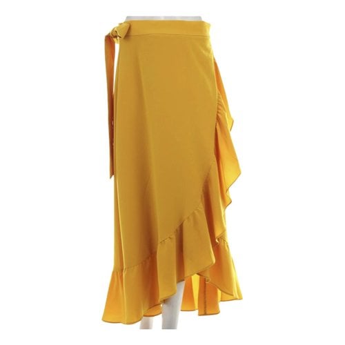 Pre-owned Fabienne Chapot Mid-length Skirt In Yellow