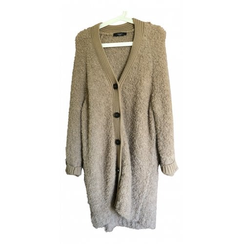 Pre-owned Max Mara Cashmere Cardigan In Brown