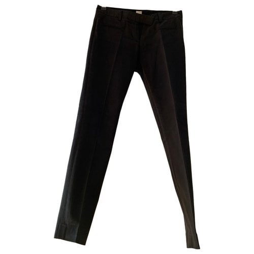 Pre-owned True Royal Trousers In Navy