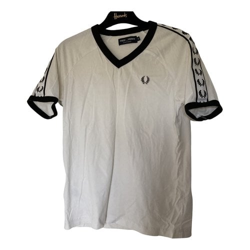 Pre-owned Fred Perry T-shirt In White