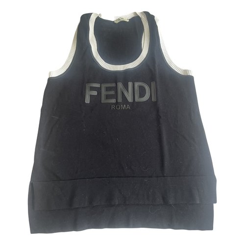 Pre-owned Fendi Vest In Black