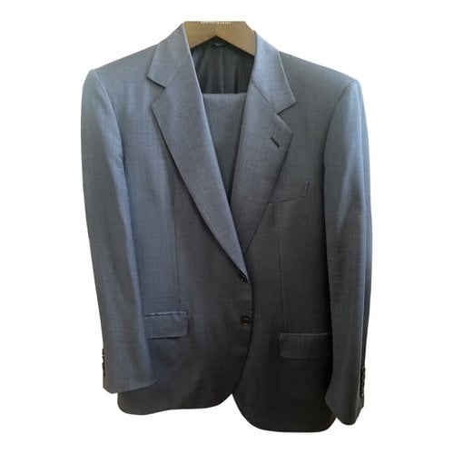 Pre-owned Brioni Wool Suit In Blue