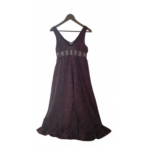 Pre-owned Claudie Pierlot Maxi Dress In Purple