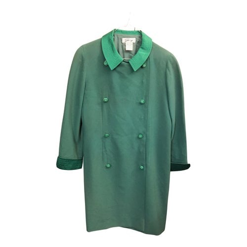 Pre-owned Genny Coat In Green
