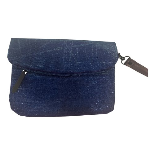 Pre-owned Bensimon Clutch Bag In Blue
