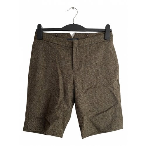 Pre-owned Ralph Lauren Tweed Shorts In Brown