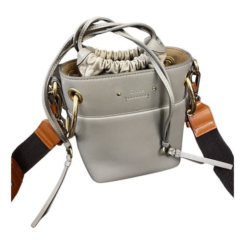 Pre-owned Chloé Roy Leather Bag In Beige