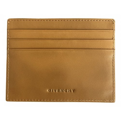 Pre-owned Givenchy Leather Card Wallet In Multicolour