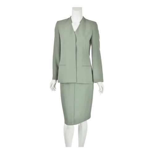 Pre-owned Giorgio Armani Wool Suit Jacket In Green