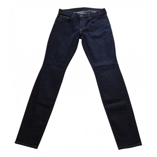 Pre-owned Proenza Schouler Slim Jeans In Navy