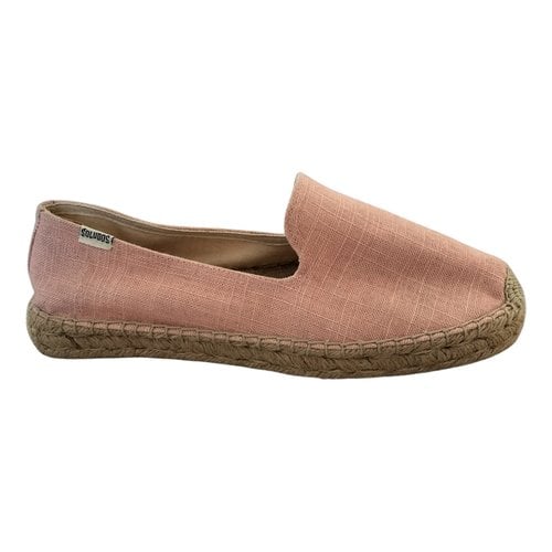 Pre-owned Soludos Espadrilles In Pink