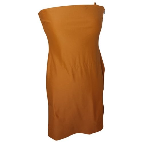 Pre-owned Miu Miu Mini Dress In Orange