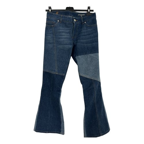 Pre-owned Alexander Mcqueen Bootcut Jeans In Blue