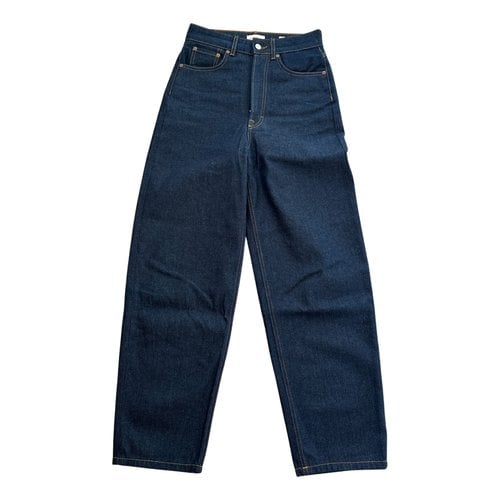 Pre-owned House Of Dagmar Straight Jeans In Blue
